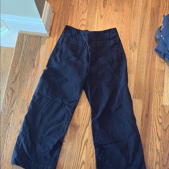 Maeve Cropped Collette black Denim Trousers - Picture 4 of 5